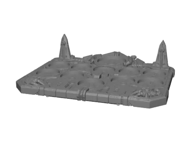 3D model for Necron Immortal Phalanx Tray - Review Concept
