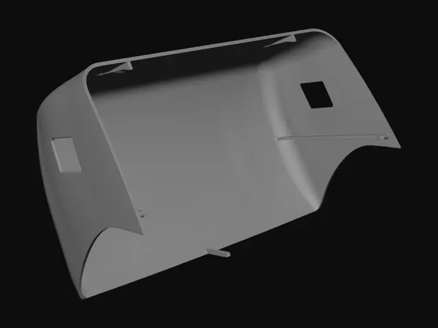 3D model for Black plastic back cover