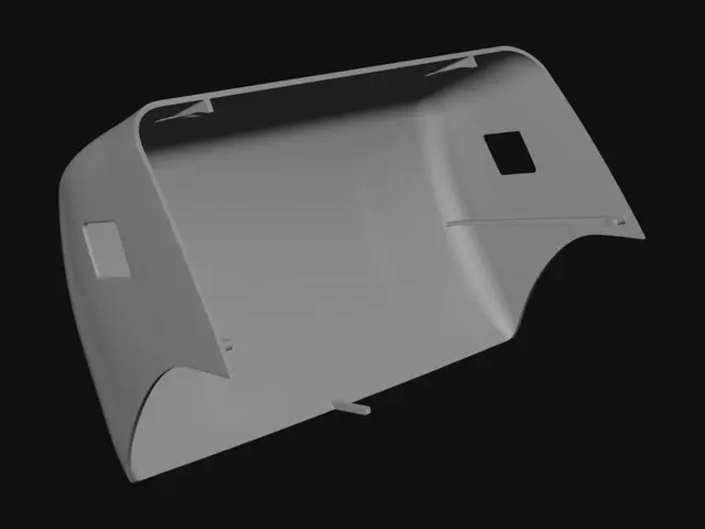 3D model for Black plastic back cover
