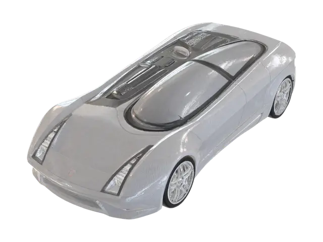 Giugiaro_Prototipo_V12 - Hypercar 3D model, vytvořený pomocí AI