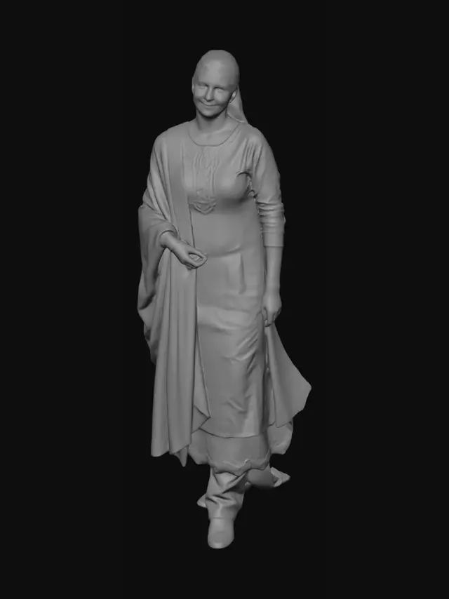3D model for Lavender Garden Path