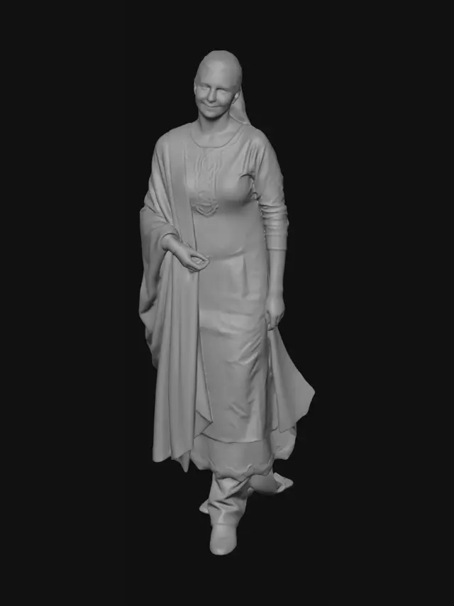 3D model for Lavender Garden Path