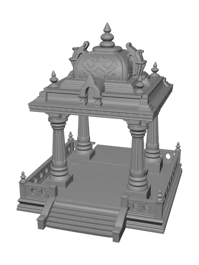 3D model for Golden Temple Pavilion
