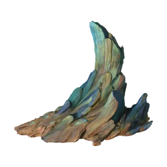 Mountain Peak Majesty - High 3D model, vytvořený pomocí AI
