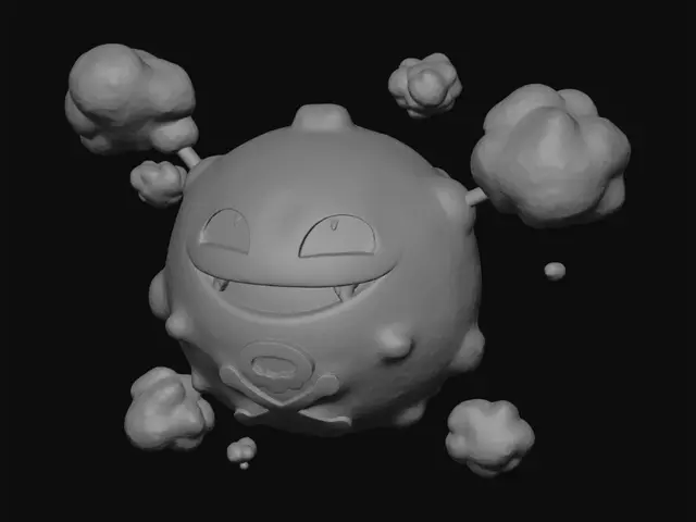 3D model for Koffing