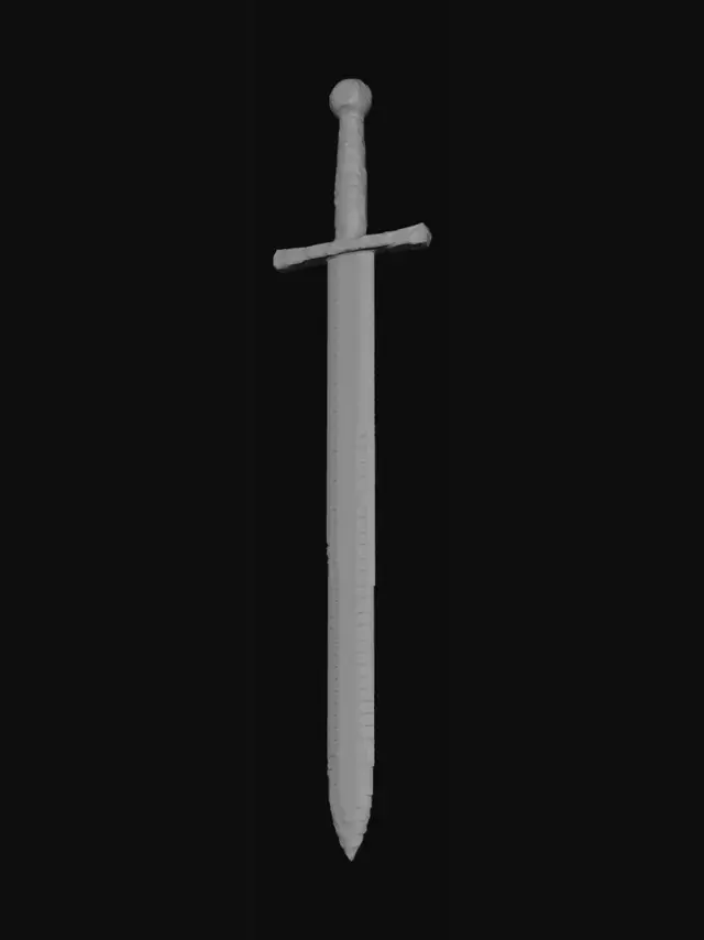 3D model for Cruciform Longsword