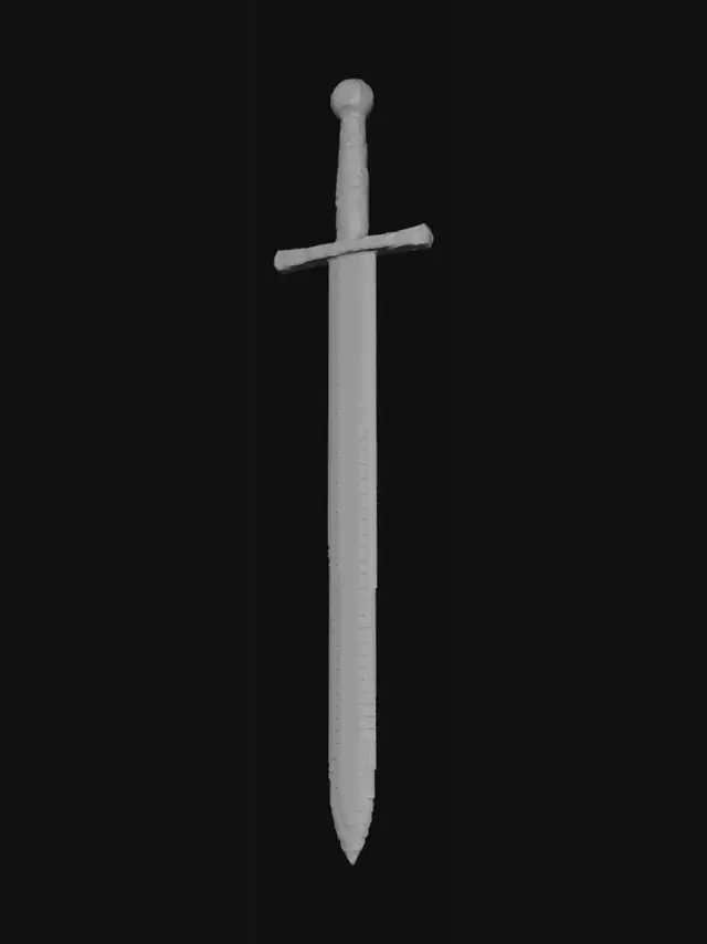 3D model for Cruciform Longsword