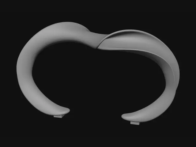 3D model for Twisted Silver Ribbon
