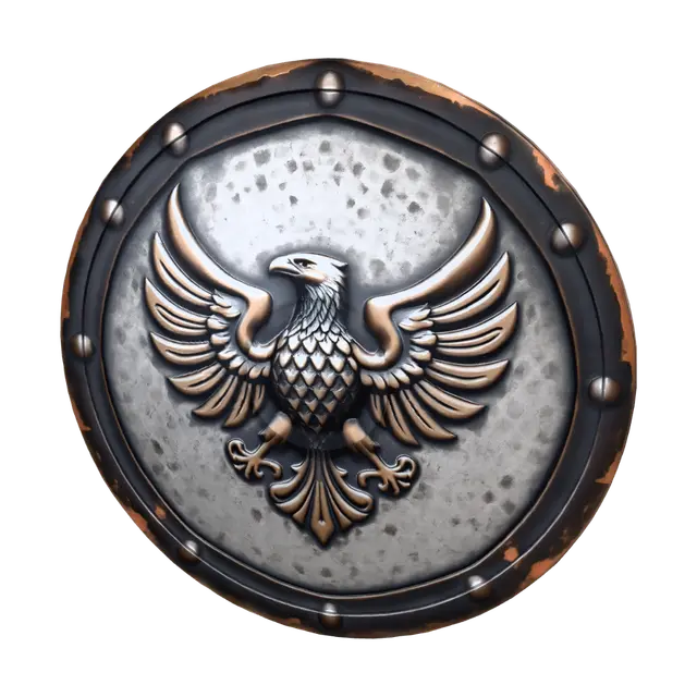 shield - Coated 3D model, vytvořený pomocí AI