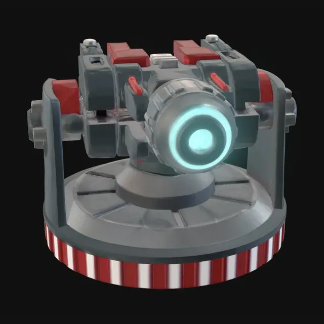 3D model for Rotating Laser Turret