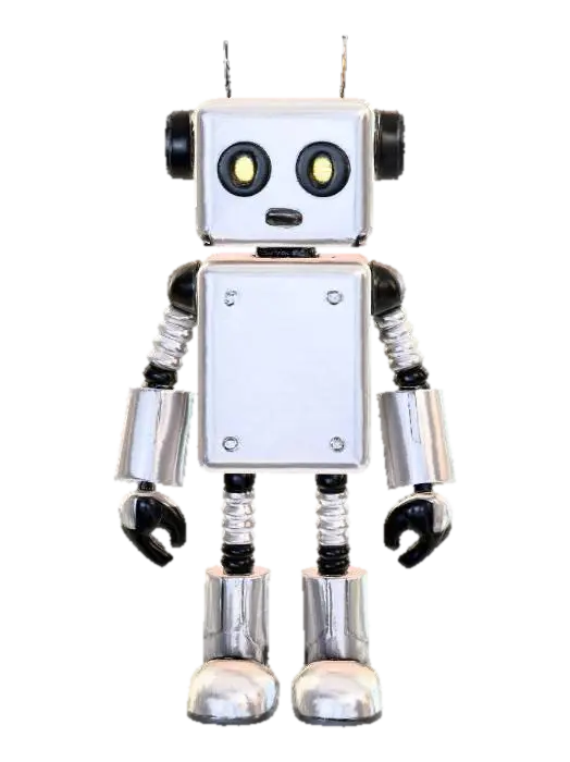 3D model for Basit low poly bir robot karakter oluştur.
