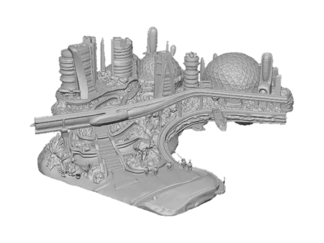 3D model for Orbital Garden City