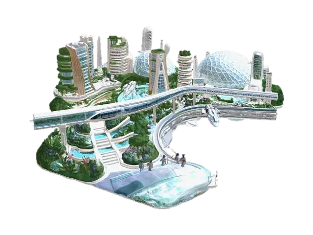 3D model for Orbital Garden City
