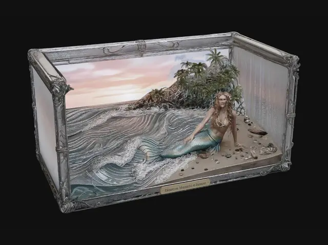 3D model for Diorama: Mermaid at Sunset