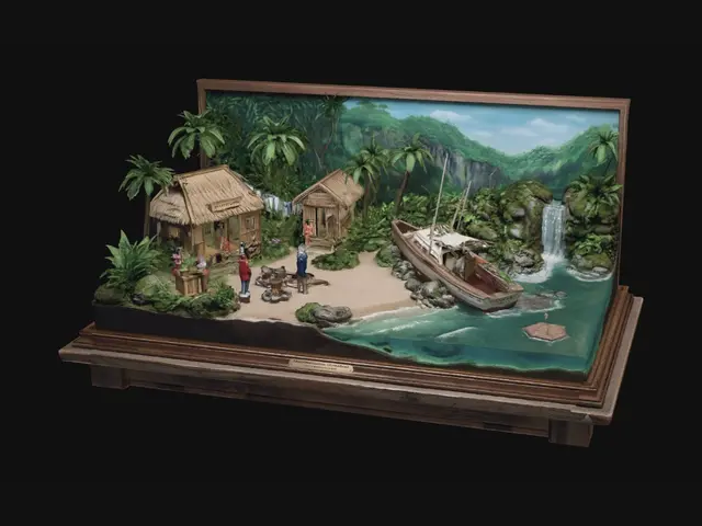 3D model for Gilligan's Island 3D Diorama