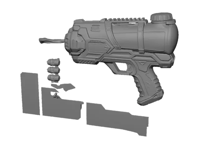 3D model for Aqua Blast X1