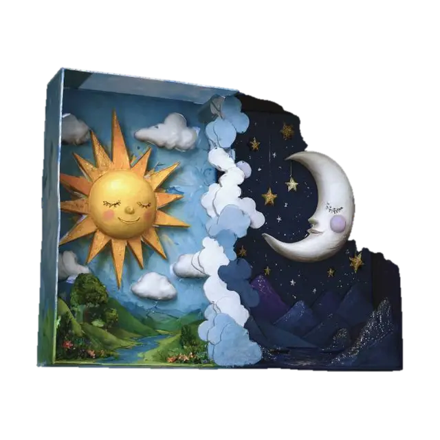 3D model for Day and Night in a Box