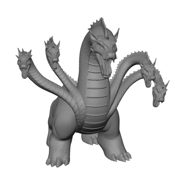 3D model for Many-Headed Dragon