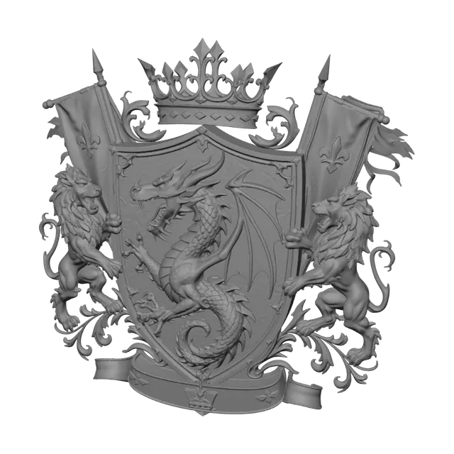 3D model for Imperial Dragon Crest