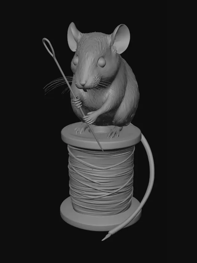 3D model for Threadbound Mouse
