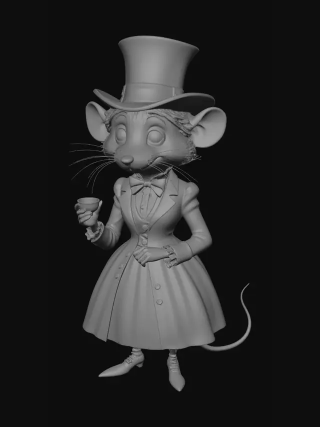 3D model for Gentleman Rat