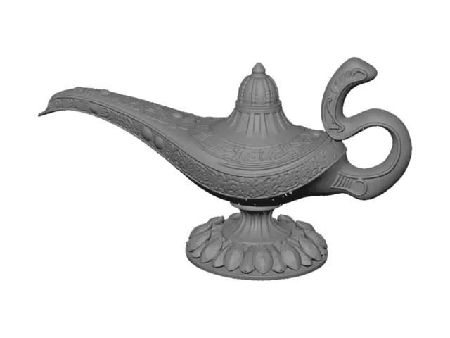 3D model for Jewel-Encrusted Aladdin Lamp