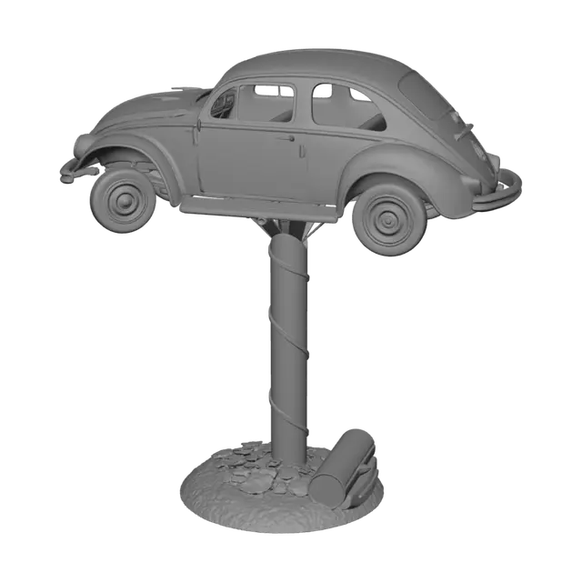 3D model for Fantasy Rusty Car