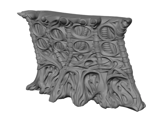 3D model for Dark Biomorphic Lattice