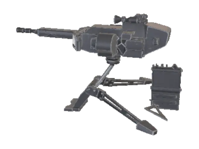 3D model for Tripod-Mounted Laser Cannon