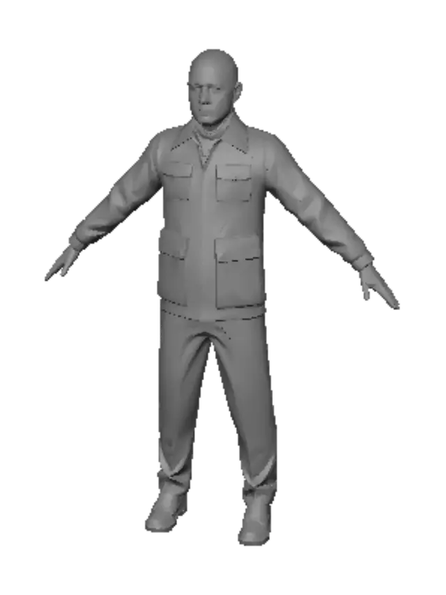 3D model for Seegson Uniform Blueprint