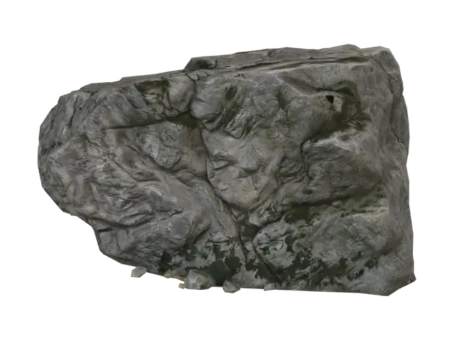 3D model for detailed wide rock