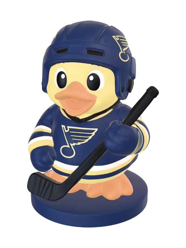 St. Louis Blue duck - Hockey 3D model, vytvořený pomocí AI