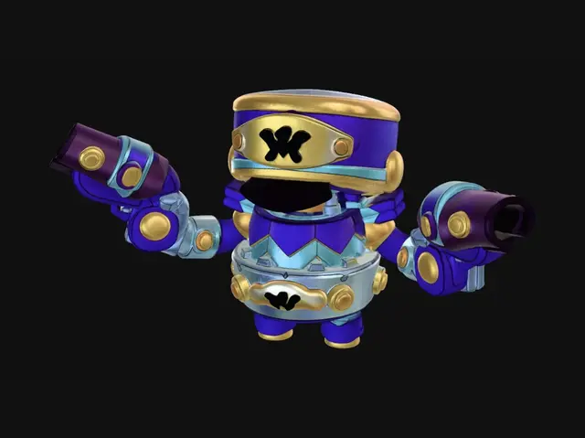 3D model for Neon Twin-Cannon Mech