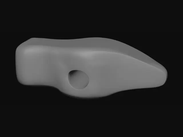 3D model for Bronze artifact fragment