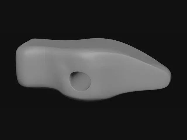 3D model for Bronze artifact fragment