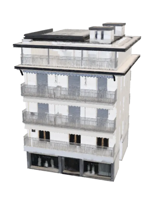 3D model for For Sale: Urban Apartment Building