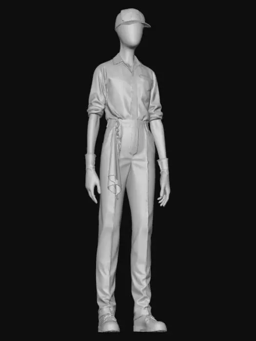 Face Less Janitor Free Janitor 3D Models - Download Instantly | Meshy