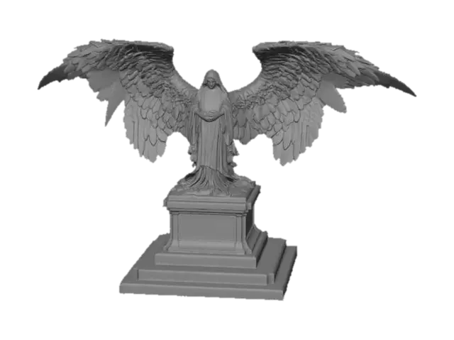3D model for Winged Guardian of the Cemetery, #EasterEgg2026#