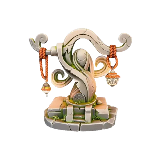 3D model for Ancient Lantern Totem