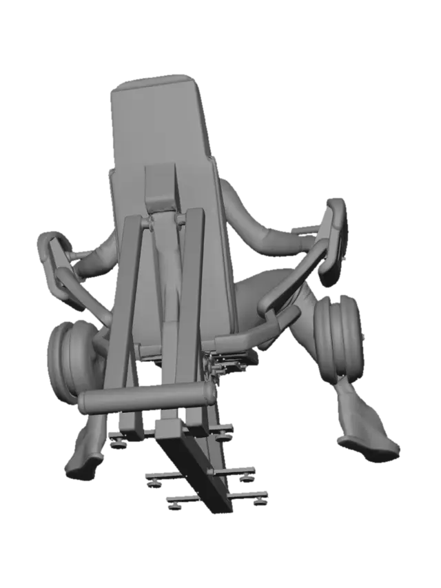 3D model for Golden Strength on the Leg Press