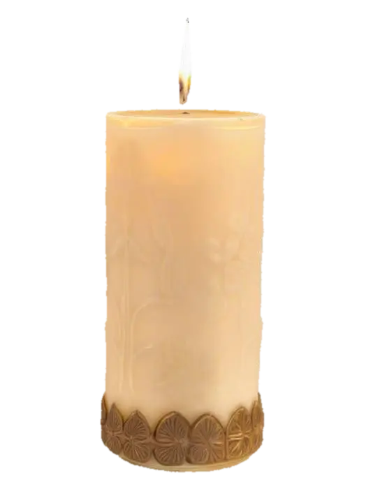 bougie, candle 3D model, vytvořený pomocí AI