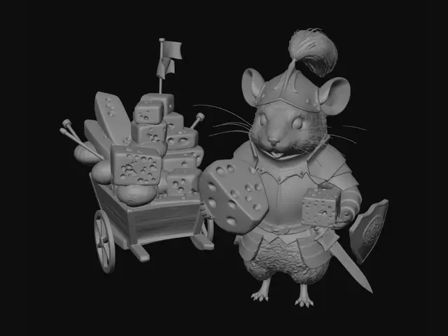 3D model for Sir Cheddar on the Cobblestone Lane