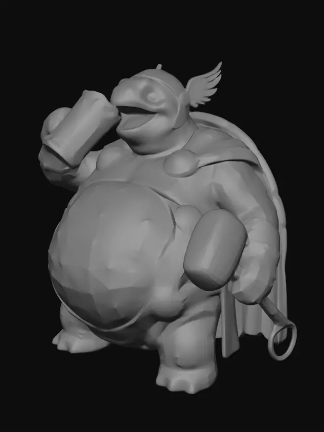 3D model for Viking Turtle of Valhalla