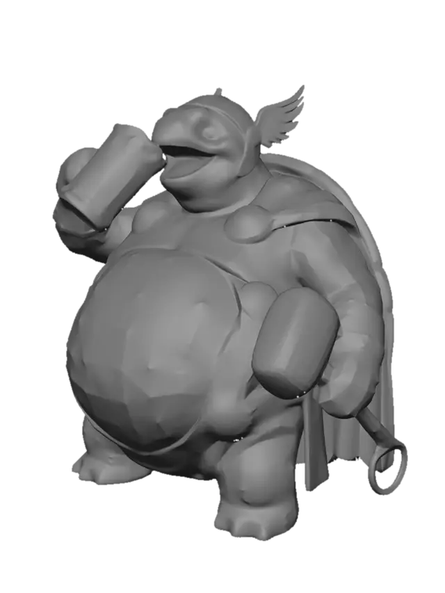 3D model for Viking Turtle of Valhalla