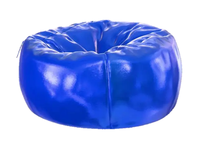 Blue Bean Bag Chair - Kids 3D model, vytvořený pomocí AI