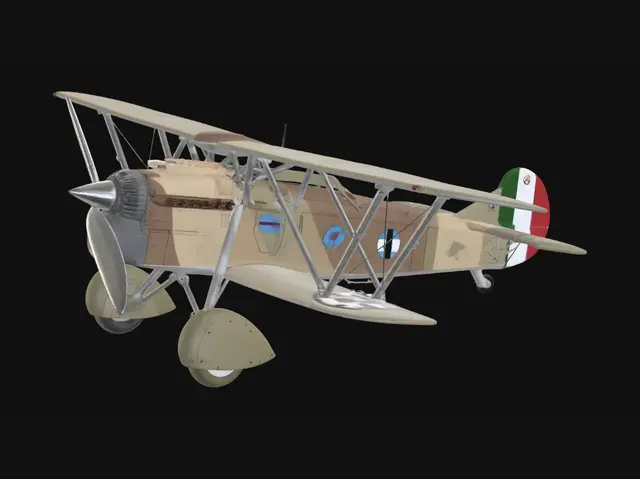 3D model for Italian WWI Biplane