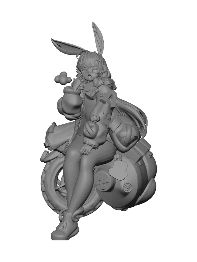 3D model for Turbo Bunny Rider