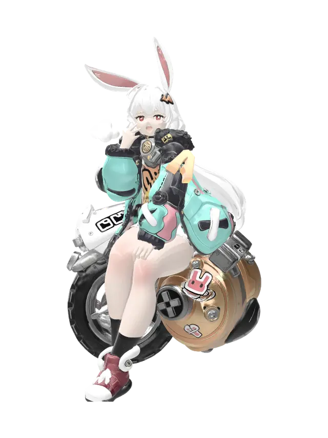 3D model for Turbo Bunny Rider