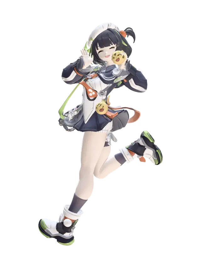 3D model for Cheerful Emoji Scout