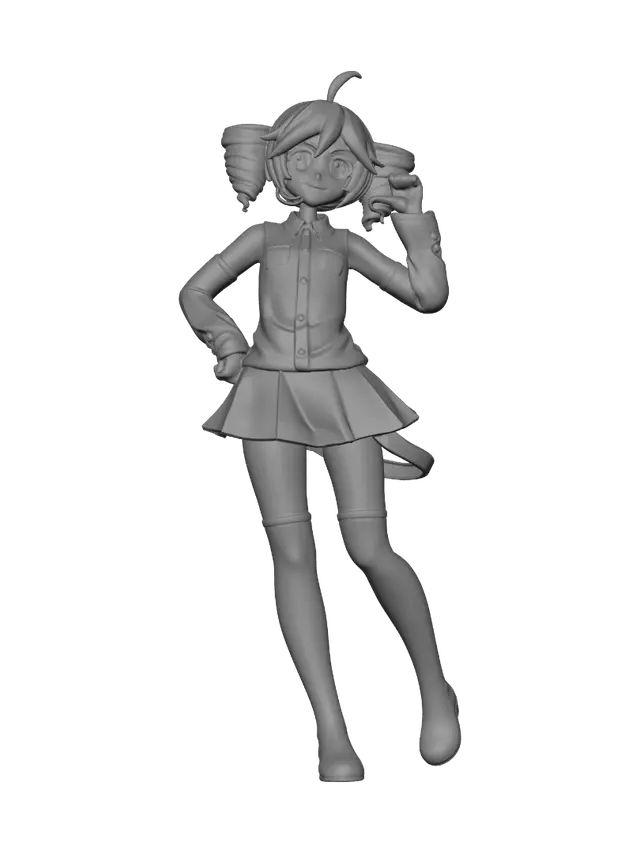 3D model for Crimson Pigtail Heroine